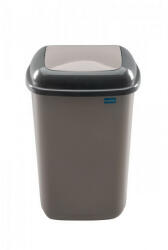 Plafor Quatro rugós billenőfedeles szemetes 12L Mocca