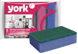 YORK maxi - 5 darabos dörzsis szivacs, 10x6, 5 cm - shopbazis