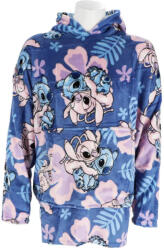  Disney Lilo és Stitch, A csillagkutya Hibiscus belebújós plüss polár takaró, poncsó 3-6 év