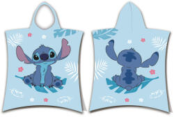  Disney Lilo és Stitch, A csillagkutya Blue strand törölköző poncsó 50x115 cm