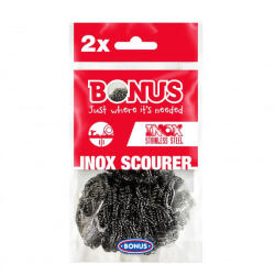 BONUS Inox spirál fém súroló, fémdörzsi 2 darabos - shopbazis