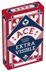  ACE EXTRA NAGY index römi kártya piros hátlappal linen finnish kártyakarton - tarsasjatekvasar