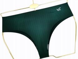  ViSion varrat nélküli tanga bugyi, Size XL, zöld, mikroszál
