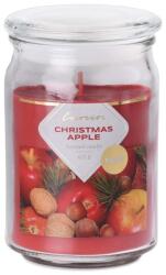 Emocio Üveg 93X142 Mm Üvegtetővel Christmas Apple Illatgyertya