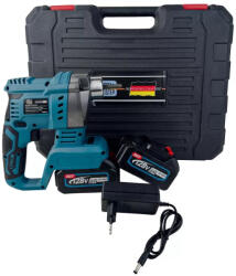German Meister Vibrator pentru beton German Meister cu 2 Acumulatori 128V, 10Ah+Lance 35mm 1.5m