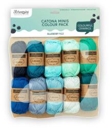 Scheepjes Catona Color Pack - Blueberry Fizz - fonalcsomag
