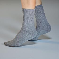 Ollike Női GYAPJÚ zokni LAZA gumis Világos szürke, 38-41 106127