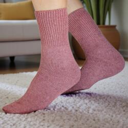 Ollike Női GYAPJÚ zokni LAZA gumis Rozsda, 38-41 106130