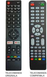  Telecomanda compatibila TV Vortex NEI Schneider 32NE4700 IR 40BF (380-E) (32NE4700-EDITABLE-REMOTE)