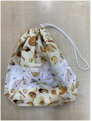 MK Bea Kiscipós zsák - Levendulás, csipkés díszítéssel