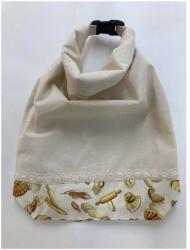 MK Bea Csatos Kenyérzsák - Pékárus Vintage Minta (30×40 cm)