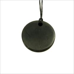  Shungit / Sungit nagy kerek medál