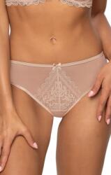 MAT Bugyi, női tanga, csipke, tüll, szatén masni, Size XL (S-0198/4 ESTELLE BEZ 36)