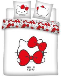  Hello Kitty Red Bow dupla, kétszemélyes ágyneműhuzat 240×220cm, 65x65 cm (AYM450185) - sandori