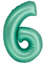  Menta 6-os Mint Mat szám fólia lufi 76 cm (MLG158601) - sandori