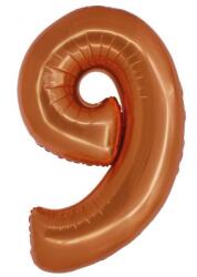  Réz 9-es Copper szám fólia lufi 76 cm (MLG158472)