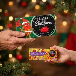  Karácsonyi mindent bele chili válogatás (2 db díszdoboz, 11 termék) (CF-KMB-0)