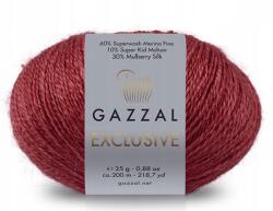 Gazzal Exkluzív Gazzal Fonal , szín 9912 téglavörös (9912)