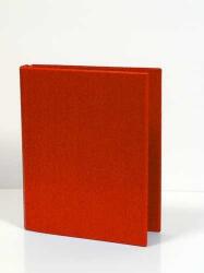 Aurora Caiet mecanic 2 inele - D25mm, coperti carton plastifiat PVC, A5, AURORA - rosu (1102/R) - officeclass