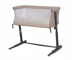 Colibro Byside Taupe Bézs kiságy, 9 magasság, nyitható oldal, 9kg-ig (Łóżeczko dostawne do łóżka dla dziecI Byside)