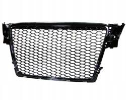  Audi A4 B8 Atrapa Rs Look, fekete fényes, 2007-2011