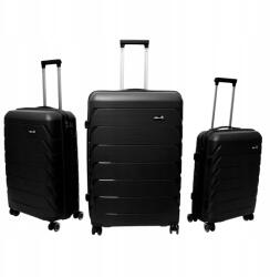 AGA Travel Utazási bőröndkészlet MR4675 Fekete (MR4675 - Black)