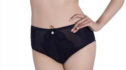 Lanny Mode Bugyi, csipkés, fekete, Size XL