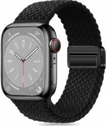 Apple Watch szíj, nylon, fekete, 38/40/41/42mm (2 3 4 5 6 7 8 9 10 SE 38MM 40MM 41MM 42MM)