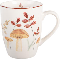 Clayre & Eef Cana portelan multicolor Ciupercute 12x8x10 cm / 350 ml (LFJMU)