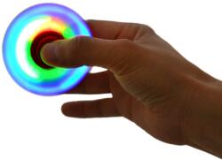 PNI Jucarie antistres spinner PNI Speedy Red LED culoare rosu cu lumini LED (PNI-PSR01LED)