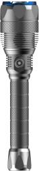 PNI Lanterna PNI Adventure F810 cu LED 138 W, 3 niveluri iluminare plus Turbo, 12000 lumeni, zoom, pana la 250 m, acumulator 5000 mA (PNI-ADVF810)
