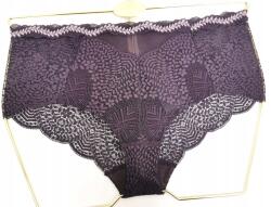 Lanny Mode Bugyi, Size M, csipkés, lila, nylon, csipke részletek