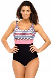 Marko Perla fürdőruha, Size 3XL, merevítős melltartó, alsónadrág, fekete, mintás