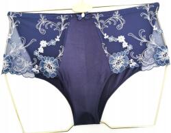 Lanny Mode Bugyi, Size 3XL, hímzéssel, Messina, sötétkék, virágmintás