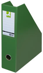 Q-CONNECT Suport reviste, carton plastifiat PVC, latime 76mm, Q-Connect - verde (KF16212)