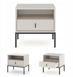 Vivaldi Éjjeliszekrény Maggiore MA06 Kasmír Lábak. FEKETE Fogantyúk. FEKETE (PUMASN01KAKACC5010)