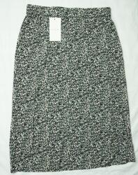 Vila Virágmintás Szoknya Hasítékkal 40- méret