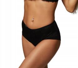 Lanny Mode Ella bugyi, fekete, Size 3XL, csipkés, nylon, virágmintás