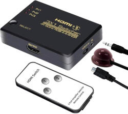 Thunder Germany SWI-330, 3×1 4K HDMI kapcsoló, IR hosszabbító + távirányító