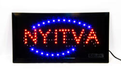 Thunder Germany Germany LED tábla, extra erős ledekkel - NYITVA - OPEN (dupla feliratos) - thundergermany