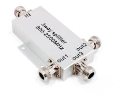 Thunder Germany Booster MISP-3N térerő erősítő Koax kábel 3-as elosztó (800-2500 MHZ) - thundergermany