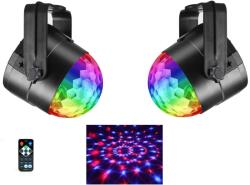 Thunder Germany STARLIGHT Dual Set (6x1W) RGB (3 szín) fényeffekt, hangvezérelt - thundergermany