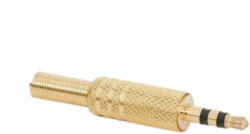Thunder Germany JCK-302 3, 5 mm Jack dugó, Sztereó, fém ház - thundergermany