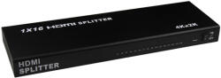 Thunder Germany SPL-116, 1×16 HDMI 4K elosztó (fém ház) - thundergermany