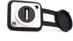 Thunder Germany USS-01 USB-A csatlakozó aljzat, beépíthető (USB-A mama-USB-B mama) - thundergermany