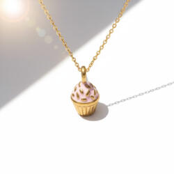 KÁRPÁTHY ékszer DIY Muffin nyaklánc, aranyozott