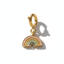 KÁRPÁTHY ékszer RAINBOW charm, aranyozott
