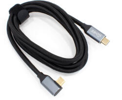 Thunder Germany UCT-15B (USB-C - USB-C könyökcsatlakozó) 100W, 10 Gbps, Gyorstöltő (1, 5m) - thundergermany