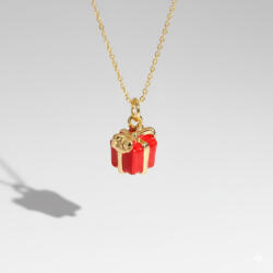 KÁRPÁTHY ékszer DIY Ajándék nyaklánc - aranyozott, zománcozott