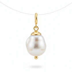 KÁRPÁTHY ékszer Abstract charm, aranyozott